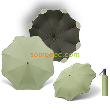 客製化圓角反光條摺疊雨傘禮品