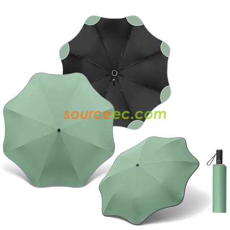 客製化圓角反光條摺疊雨傘禮品