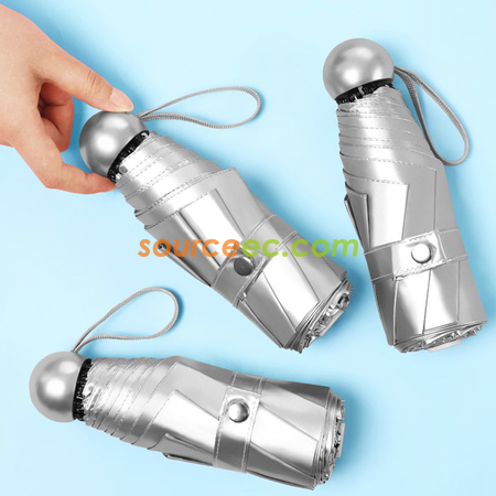 客製化五摺晴雨两用折叠伞禮品