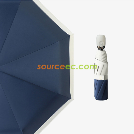 客製化三摺黑膠自動廣告雨傘禮品