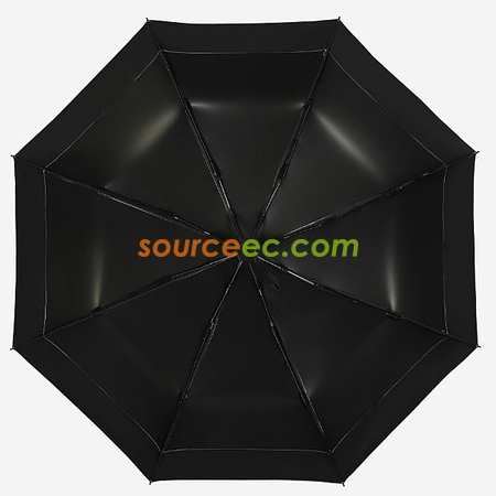 客製化三摺黑膠自動廣告雨傘禮品