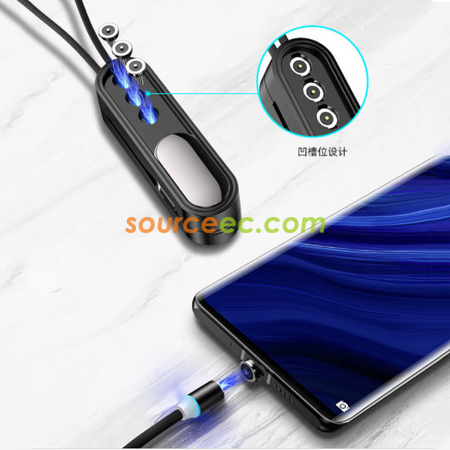 客製化磁吸三合一充電線禮品