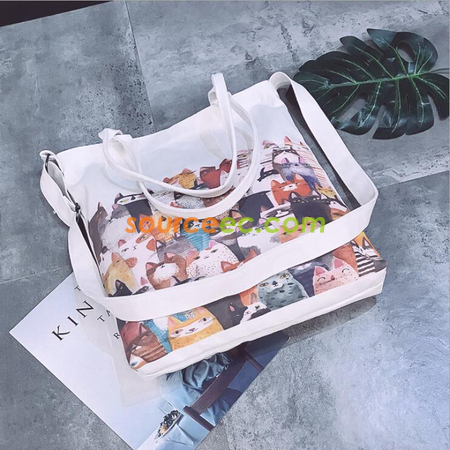 客製化帆布手提斜挎包禮品