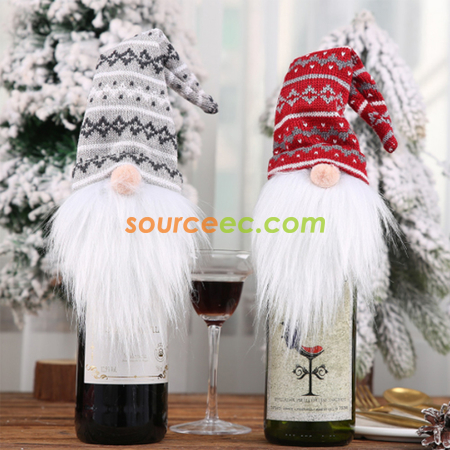 客製化酒瓶聖誕帽禮品