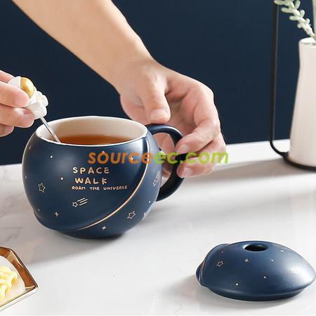 客製化太空人星球馬克杯禮品