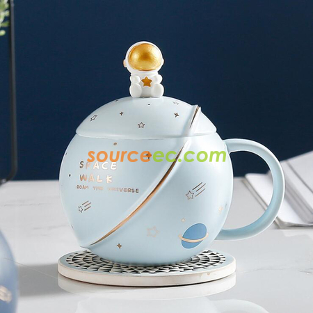 客製化太空人星球馬克杯禮品