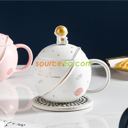 客製化太空人星球馬克杯禮品