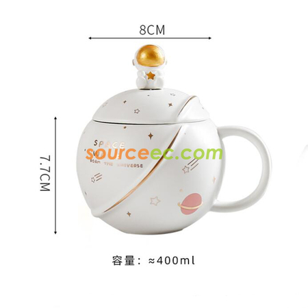客製化太空人星球馬克杯禮品