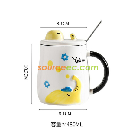客製化浮雕大象馬克杯禮品
