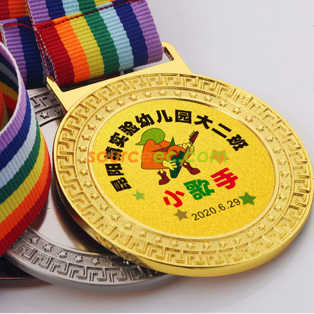 客製化點漆彩色獎牌禮品