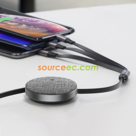 客製化三合一伸縮數據線禮品