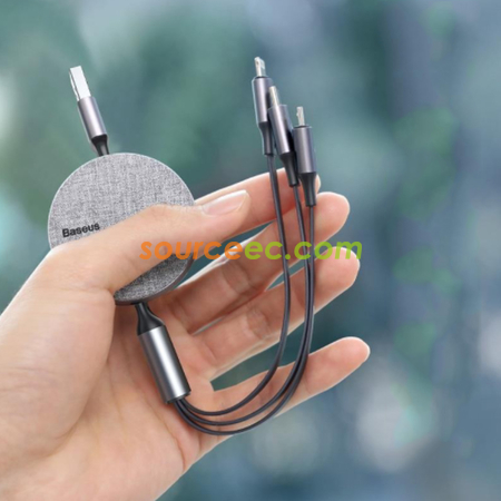 客製化三合一伸縮數據線禮品