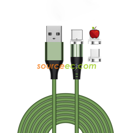 矽膠磁吸充電線
