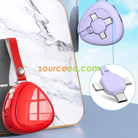 客製化三合一伸縮數據線禮品