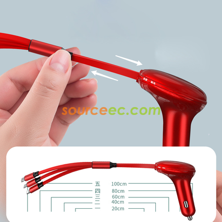 客製化三合一車載充電器禮品