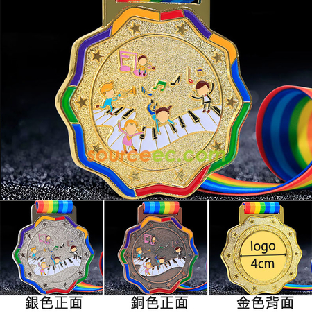 客製化音樂金屬獎牌禮品