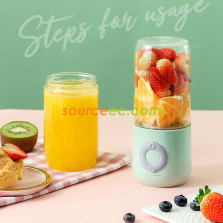 客製化500ML 便攜USB充電榨汁杯禮品