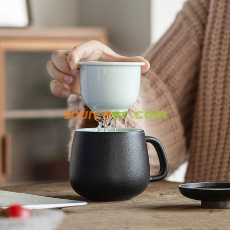 客製化泡茶陶瓷杯禮品