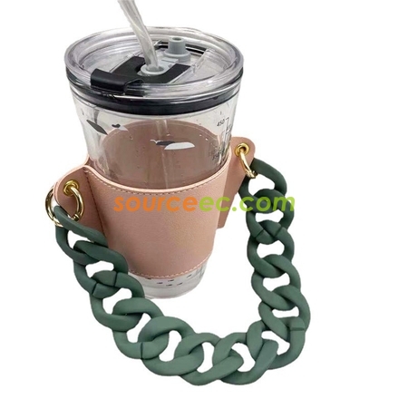 客製化PU皮手提杯套禮品