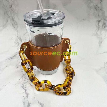 客製化PU皮手提杯套禮品