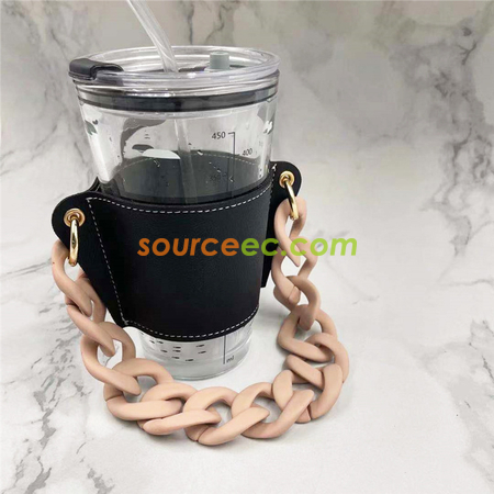 客製化PU皮手提杯套禮品