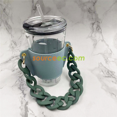 客製化PU皮手提杯套禮品