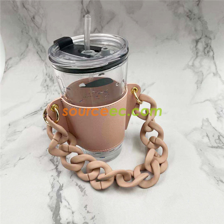 客製化PU皮手提杯套禮品