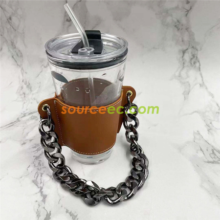 客製化PU皮手提杯套禮品