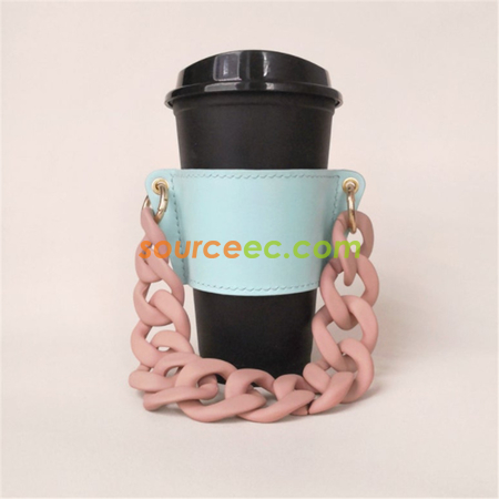 客製化PU皮手提杯套禮品