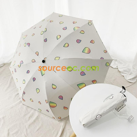 客製化21寸遇水變色三摺傘禮品