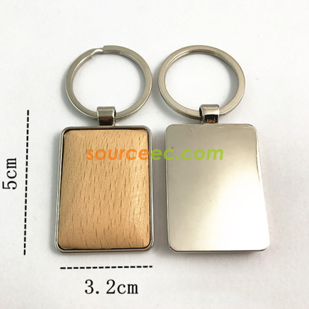 客製化時尚木質匙扣禮品