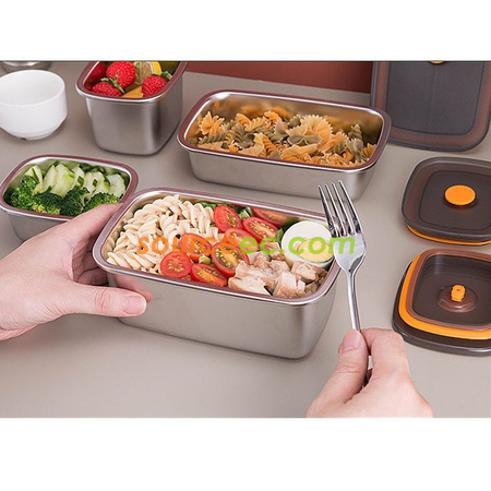 客製化不銹鋼冷藏密封便當盒禮品