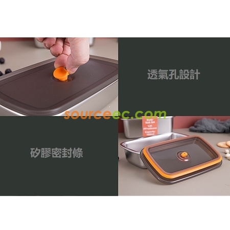 客製化不銹鋼冷藏密封便當盒禮品