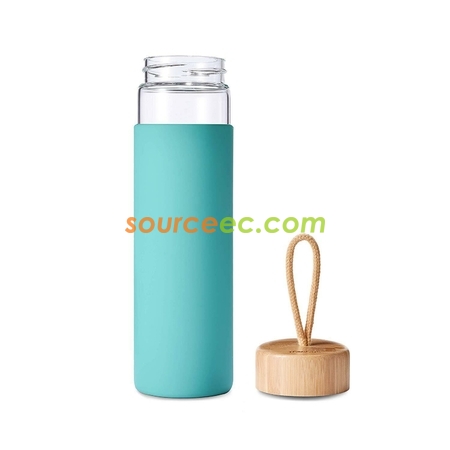 客製化隔熱竹蓋玻璃樽禮品