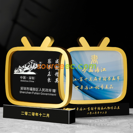 客製化金屬水晶獎座禮品