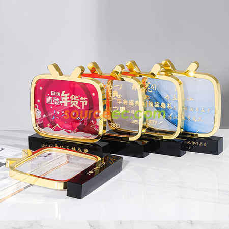 客製化金屬水晶獎座禮品