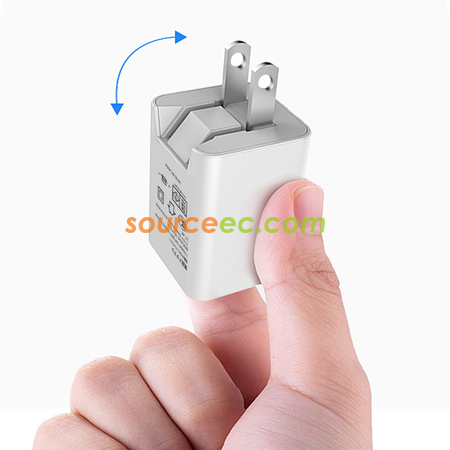 客製化USB口便攜充電頭禮品