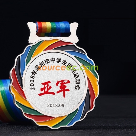 客製化點漆彩色獎牌禮品