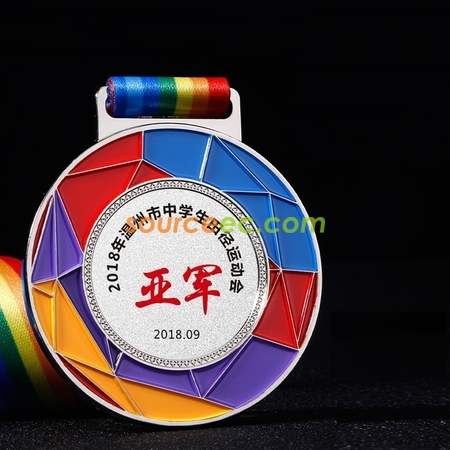 客製化點漆彩色獎牌禮品