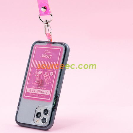 客製化透明PVC手機掛繩禮品