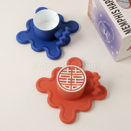 客製化喜字咖啡杯套裝禮品