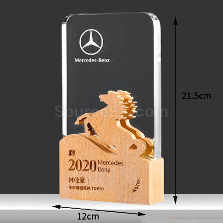 客製化一馬當先客製獎座禮品