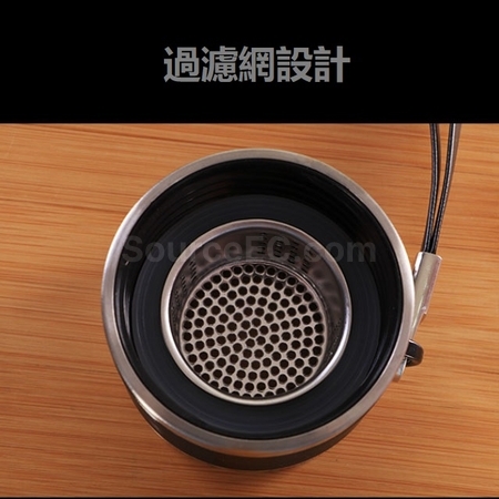 客製化攜帶式茶水分離玻璃杯禮品