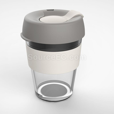 客製化矽膠玻璃咖啡杯禮品
