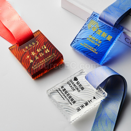 客製化琉璃獎牌禮品