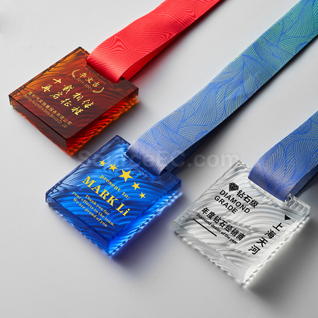 客製化琉璃獎牌禮品