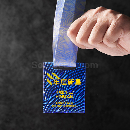 客製化琉璃獎牌禮品