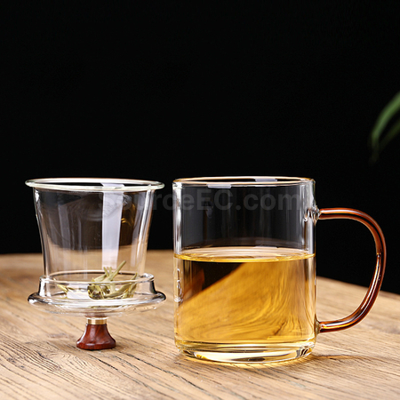 客製化耐熱玻璃泡茶杯禮品