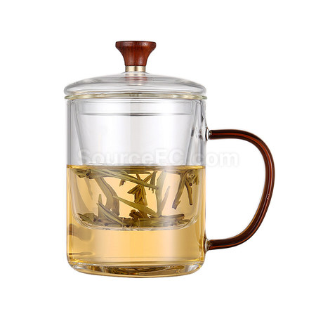 客製化耐熱玻璃泡茶杯禮品