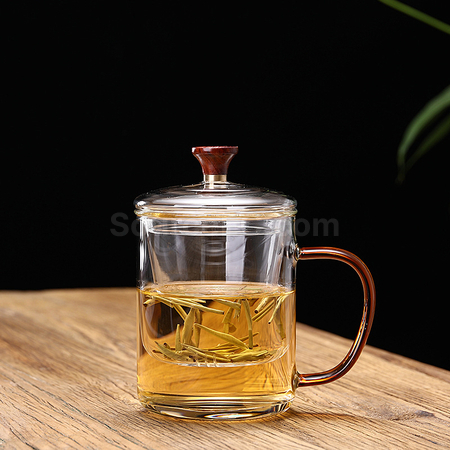 客製化耐熱玻璃泡茶杯禮品